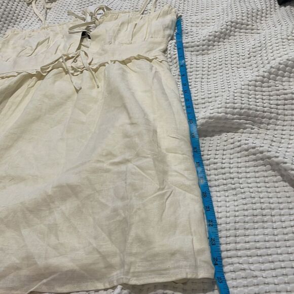 NWT- Forever 21 - XL. Linen Blend Mini Dress - Picture 8 of 11